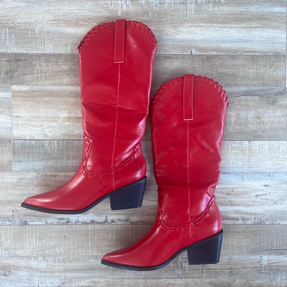 Billini Yanet red western cowboy boots size 7 - Picture 3 of 8